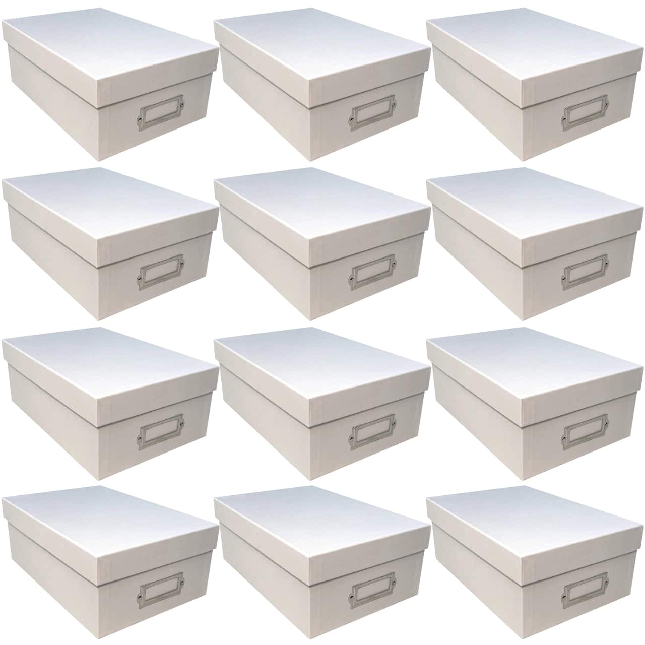 12 Pack: White Memory Box by Simply Tidy™